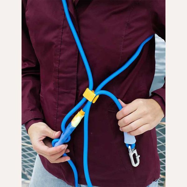 Повідець для собак Zee.Dog, 120-240 см - Handsfree Leash Sapphire Neopro  760003 фото