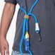 Повідець для собак Zee.Dog, 120-240 см - Handsfree Leash Sapphire Neopro  760003 фото 2